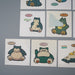 Pokemon Card Bread Deco Chara Seal Sticker Snorlax Munchlax 10 set Japanese q554 | Merry Japanese TCG Shop