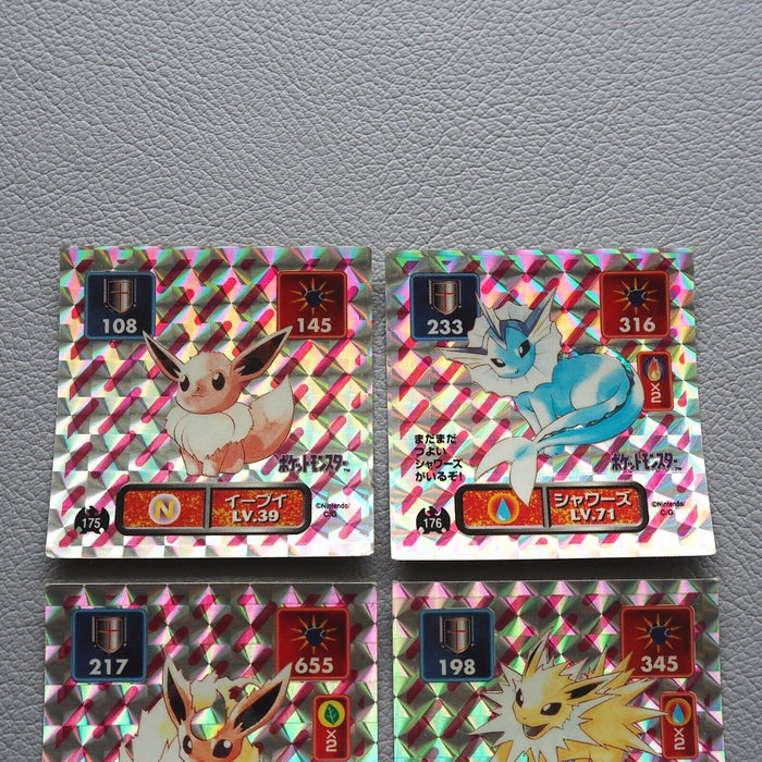 Pokemon AMADA Sticker Seal Vaporeon Jolteon Flareon Eevee Nintendo Japanese j802 | Merry Japanese TCG Shop