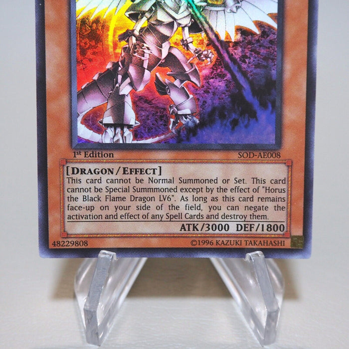 YuGiOh Soul of the Duelist Horus the Black Flame Dragon LV8 SOD-EN008 YuGiOh Soul of the Duelist Horus the Black Flame Dragon LV8 SOD-EN008