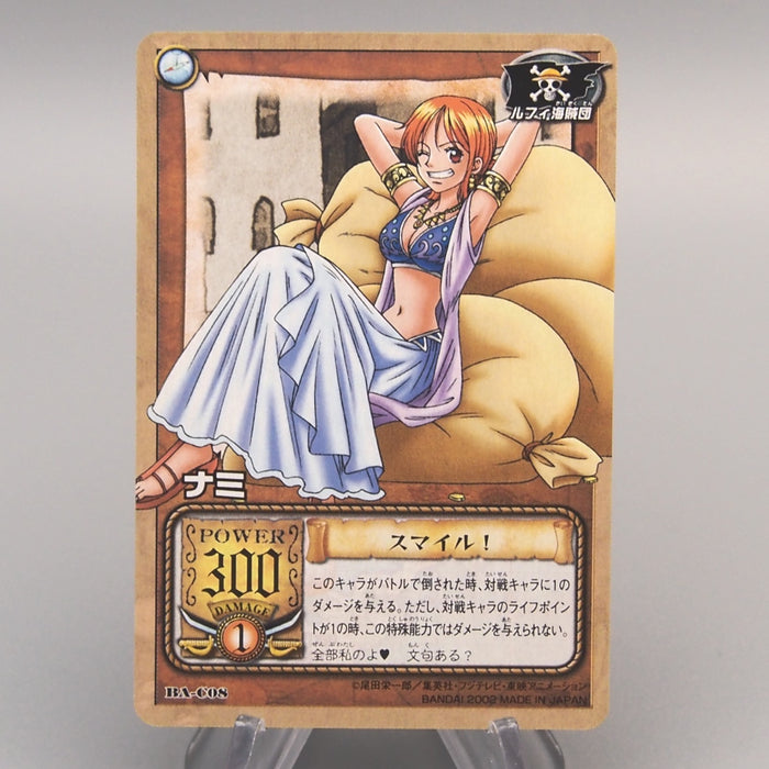One Piece Card Nami BA-C08 Carddass EX Common 2002 MINT Japanese u507 | Merry Japanese TCG Shop