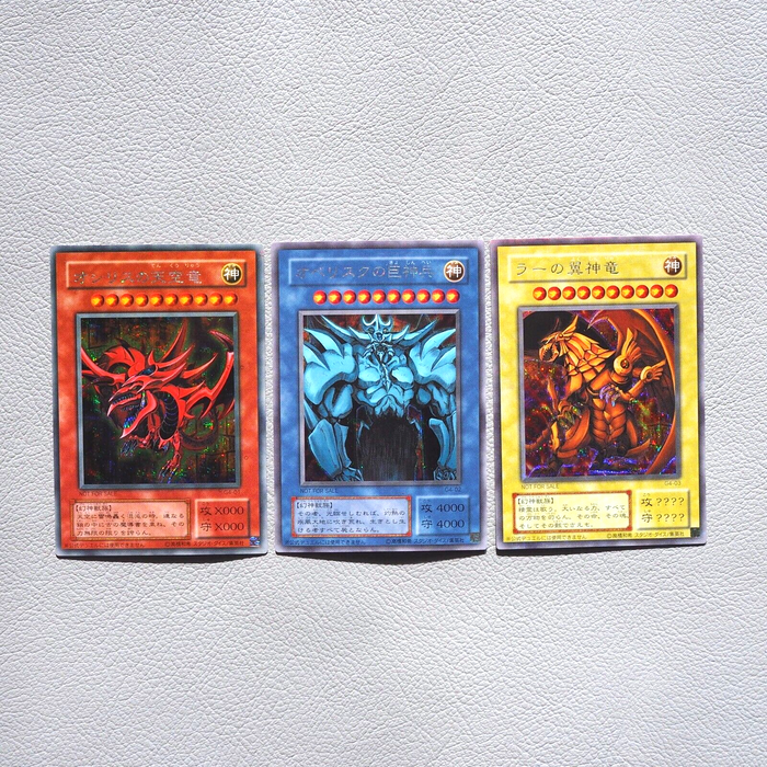 Yu-Gi-Oh Egyptian God Slifer Obelisk Ra G4-01 G4-02 G4-03 3set NM Japanese k244