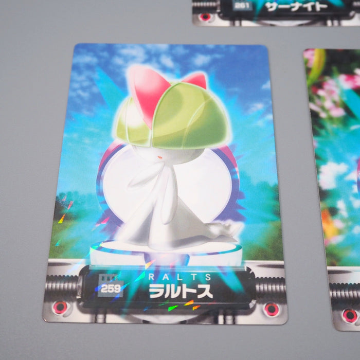 Pokemon Card Zukan Carddass 3set Ralts Kirlia Gardevoir Holo Rare Japanese n287 | Merry Japanese TCG Shop