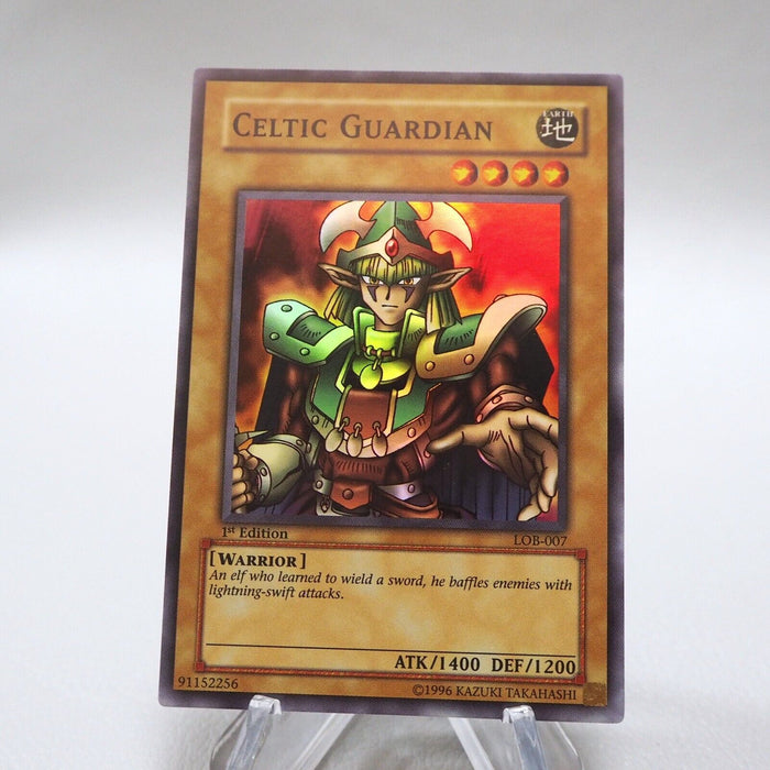 Yu-Gi-Oh Celtic Guardian LOB-007 1st Edition Super MINT~NM Asian English i660 | Merry Japanese TCG Shop