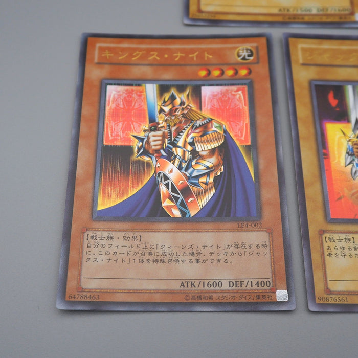 Yu-Gi-Oh Queen's King's Jack's Knight LE4-001 002 003 Ultra NM Japanese q736 | Merry Japanese TCG Shop