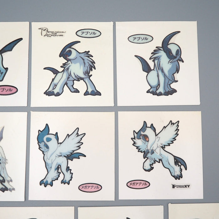 Pokemon Card Bread Deco Chara Seal Sticker Absol 10 set Japanese q562 | Merry Japanese TCG Shop