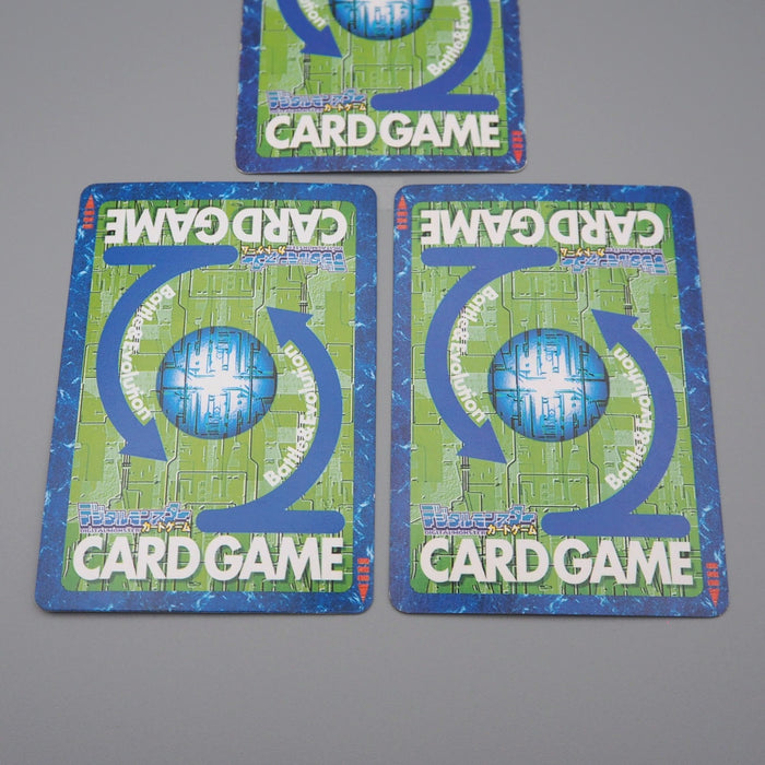 Digital Monster Digimon Card Monzaemon 3 Card set 2001 NM-EX Japanese r464 | Merry Japanese TCG Shop