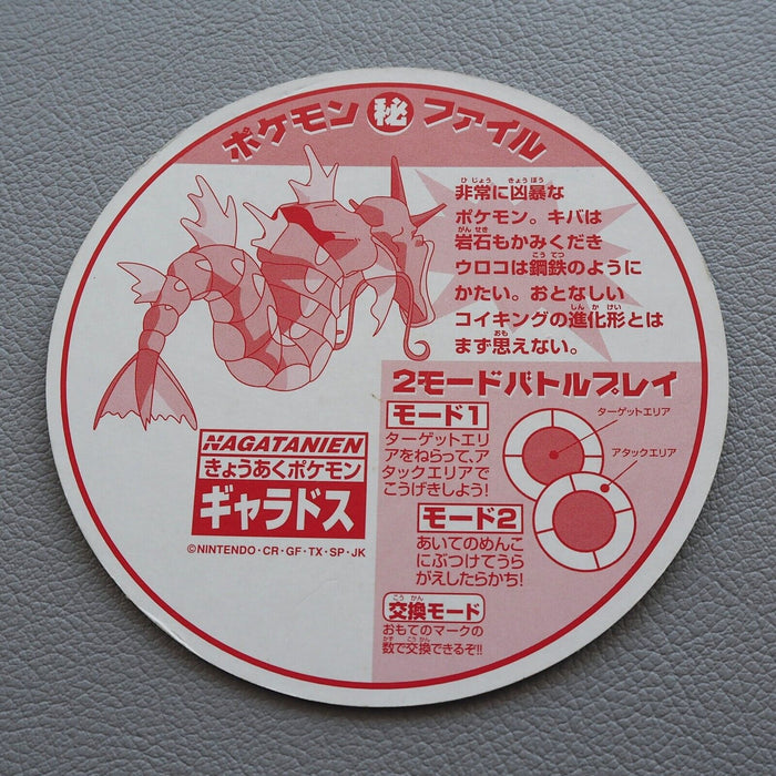 Pokemon Card Gyarados No.45 Menko Prismatic Secret Nagatanien Japanese 01