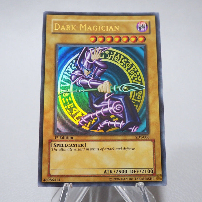 Yu-Gi-Oh Dark Magician SDY-006 Ultra Rare 1st Edition EX Asian English j762 | Merry Japanese TCG Shop