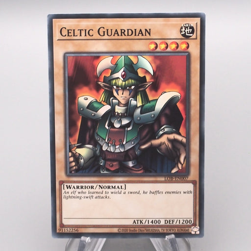 Yu-Gi-Oh Celtic Guardian LOB-EN007 1st Edition Super Rare NM English s444 | Merry Japanese TCG Shop