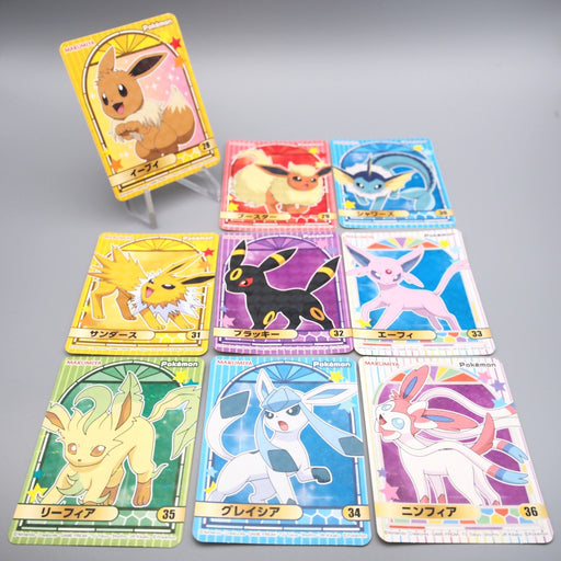 Pokemon Card 9set Eevee Umbreon Espeon Seal Sticker MARUMIYA NM-EX Japanese s071 | Merry Japanese TCG Shop