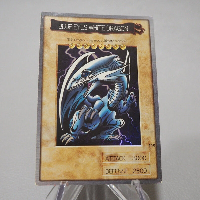Yu-Gi-Oh BANDAI Blue Eyes White Dragon Super Initial 1999 #118 EX English j205