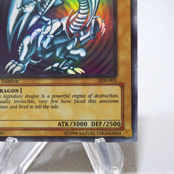 Yu-Gi-Oh Blue Eyes White Dragon SDK-001 Ultra 1st Edition EX Asian English j815 | Merry Japanese TCG Shop