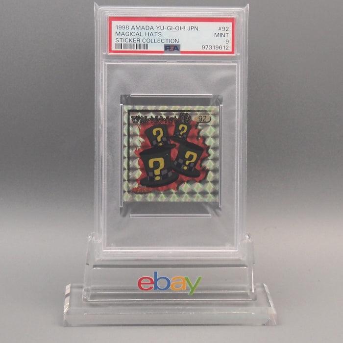 Yu-Gi-Oh PSA9 AMADA TOEI Magical Hats No.92 Sticker Collection 1998 Japan PS935 | Merry Japanese TCG Shop