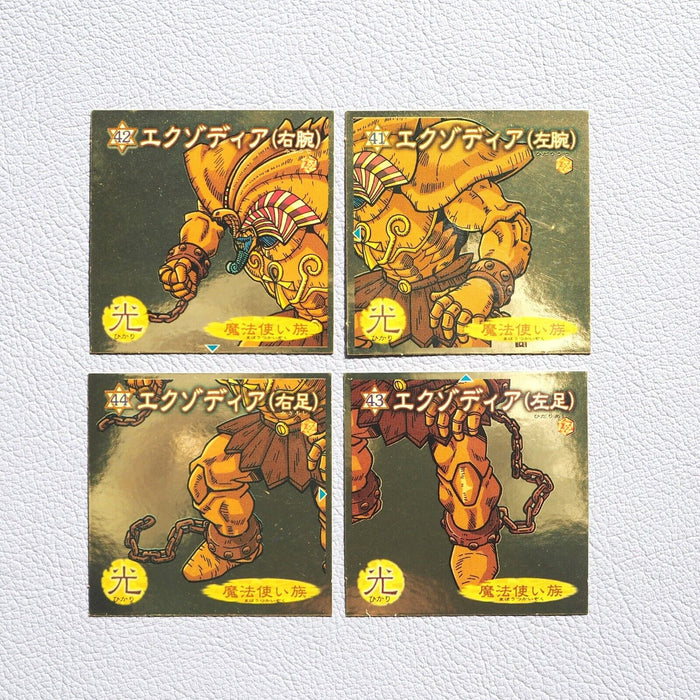 Yu-Gi-Oh Morinaga Exodia the Forbidden One Sticker Sealdass 4items Japanese i514 | Merry Japanese TCG Shop