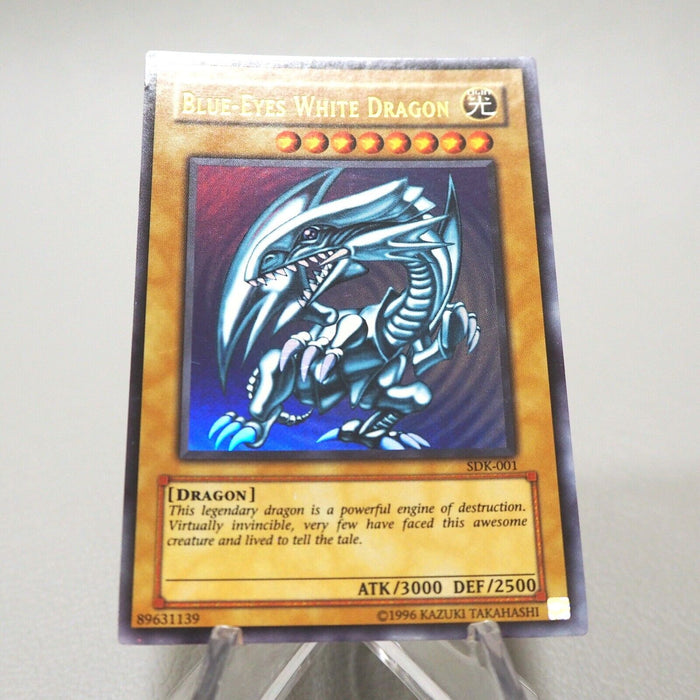 Yu-Gi-Oh Blue Eyes White Dragon SDK-001 Ultra Rare NM-EX Asian English i957 | Merry Japanese TCG Shop