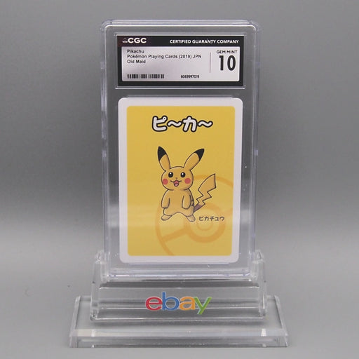 Pokemon Card CGC10 Pikachu Babanuki Playing Card Old Maid PSA Japanese