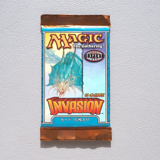 MTG Magic the Gathering INVASION Booster Pack Expert Unopened 2000 Japanese P207 MTG Magic the Gathering INVASION Booster Pack Expert Unopened 2000 Japanese P207