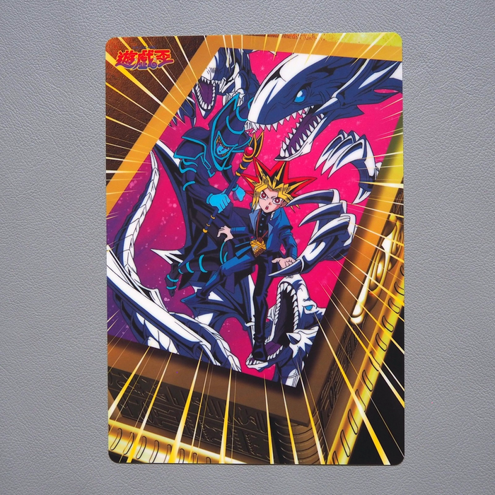 Yu-Gi-Oh Yami Yugi Dark Magician Blue-Eyes Plastic Board 1998 Japanese 27 | Merry Japanese TCG Shop